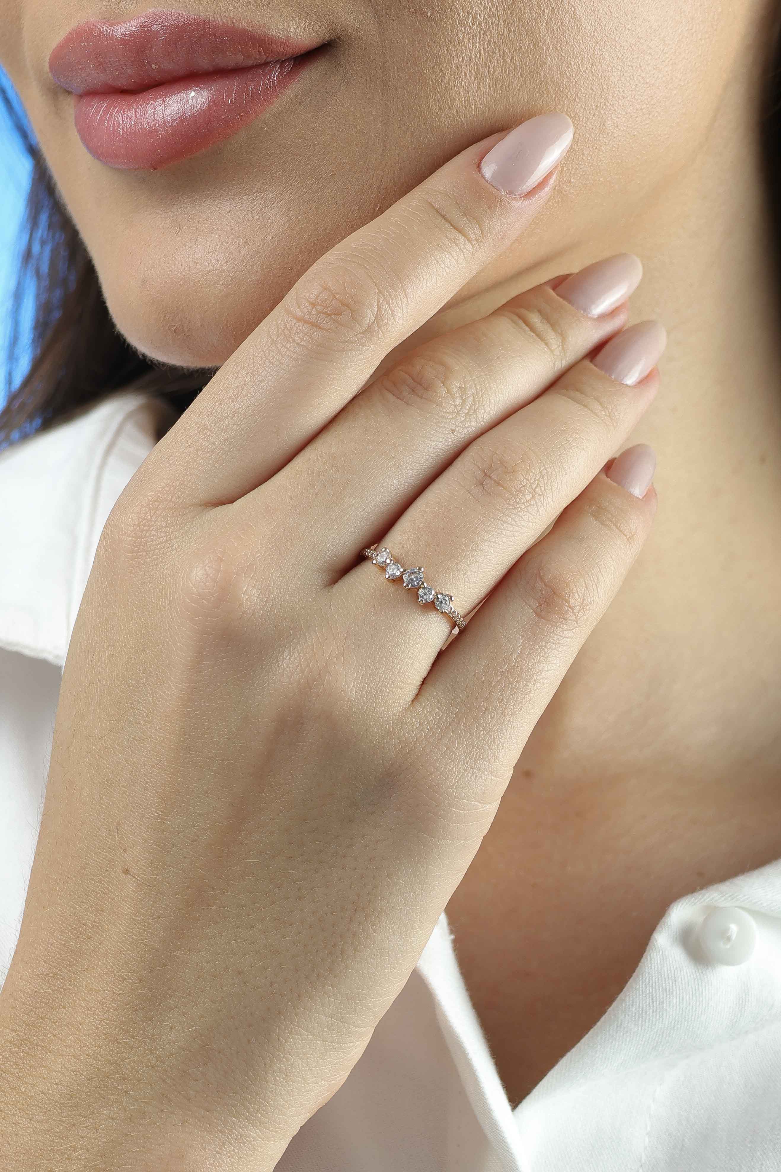 ANEL ZIRCÔNIA CRISTAL CRAVEJADO MILÃO — foto 1