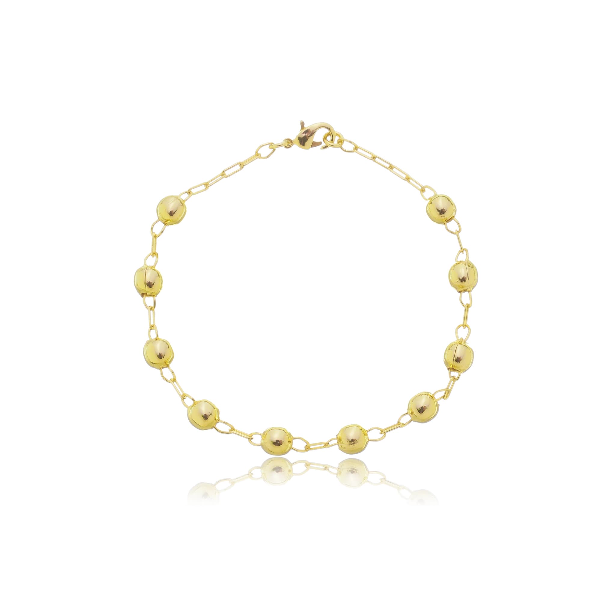 PULSEIRA ELO CARTIER E BOLINHAS LECCE — foto 2