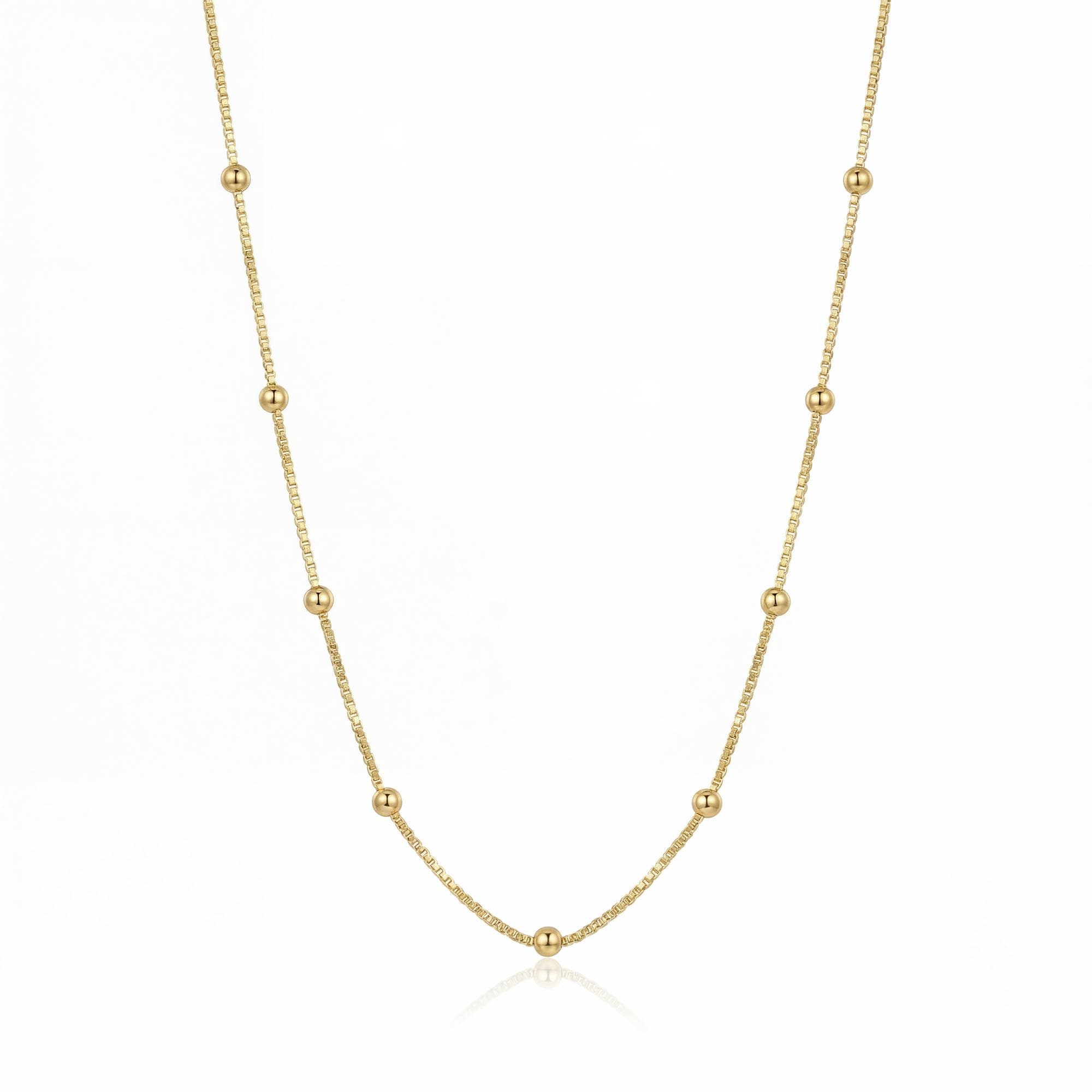 COLAR CHOKER ELO VENEZIANA BOLINHAS 35CM ANCONA — foto 1