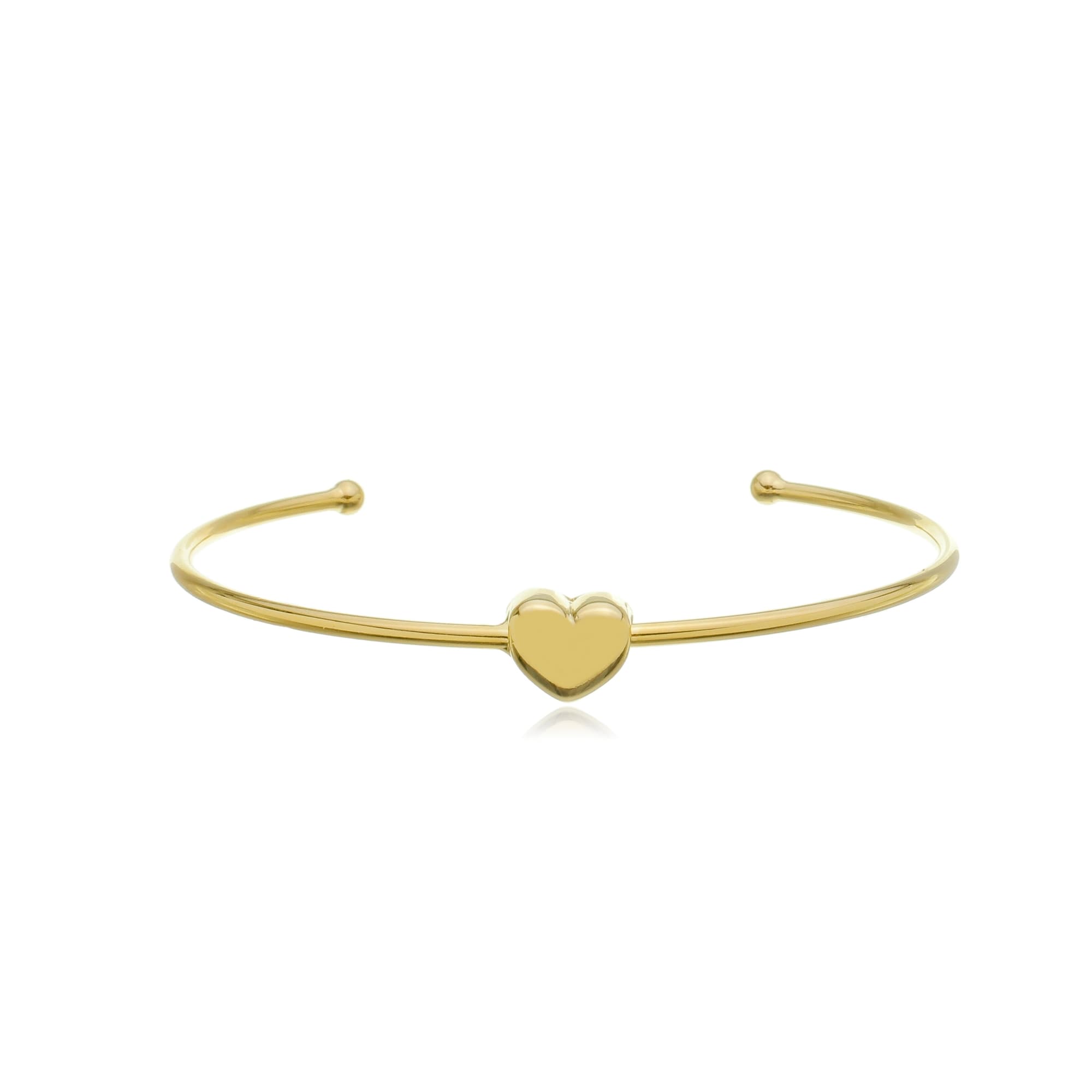 BRACELETE CORAÇÃO LISO MESSINA — foto 2