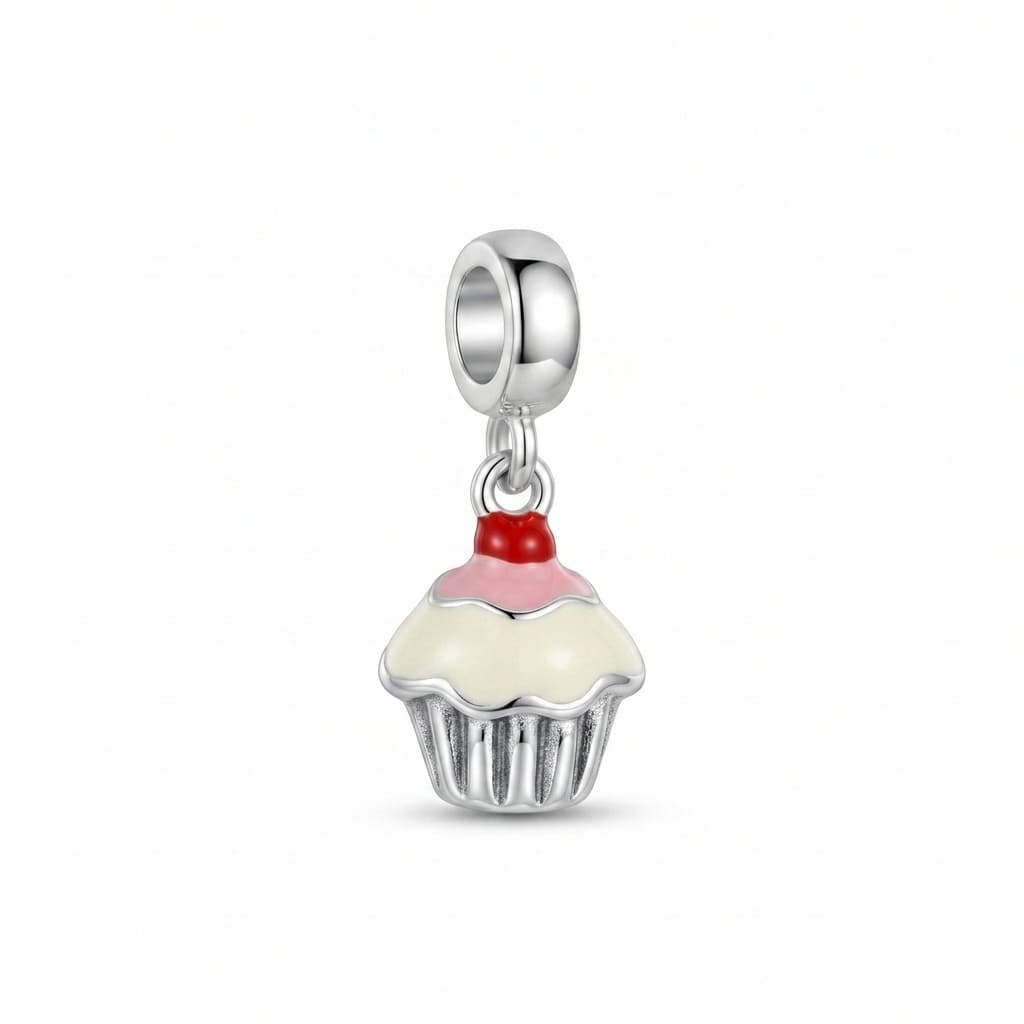 BERLOQUE PRATA CUPCAKE RESINADO — foto 1