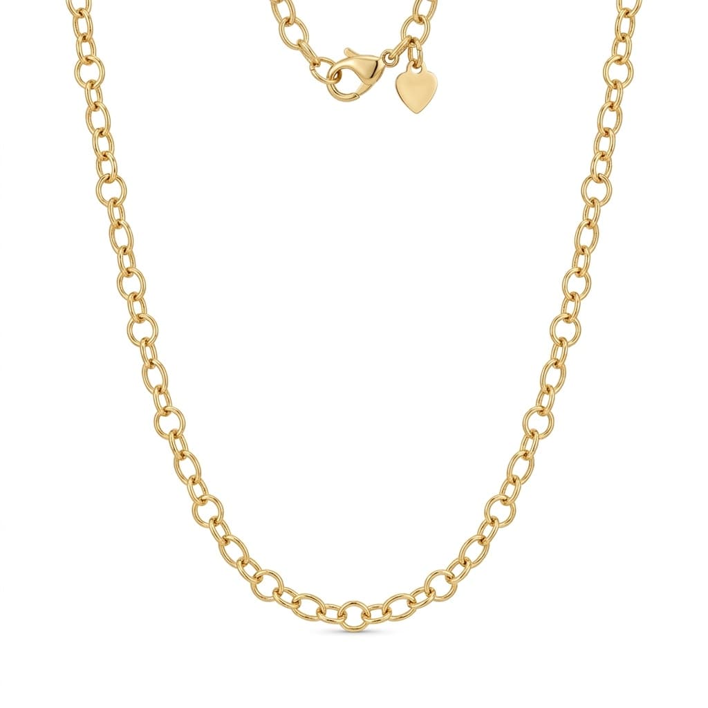 COLAR CHOKER ELO REDONDO 35CM PRATO