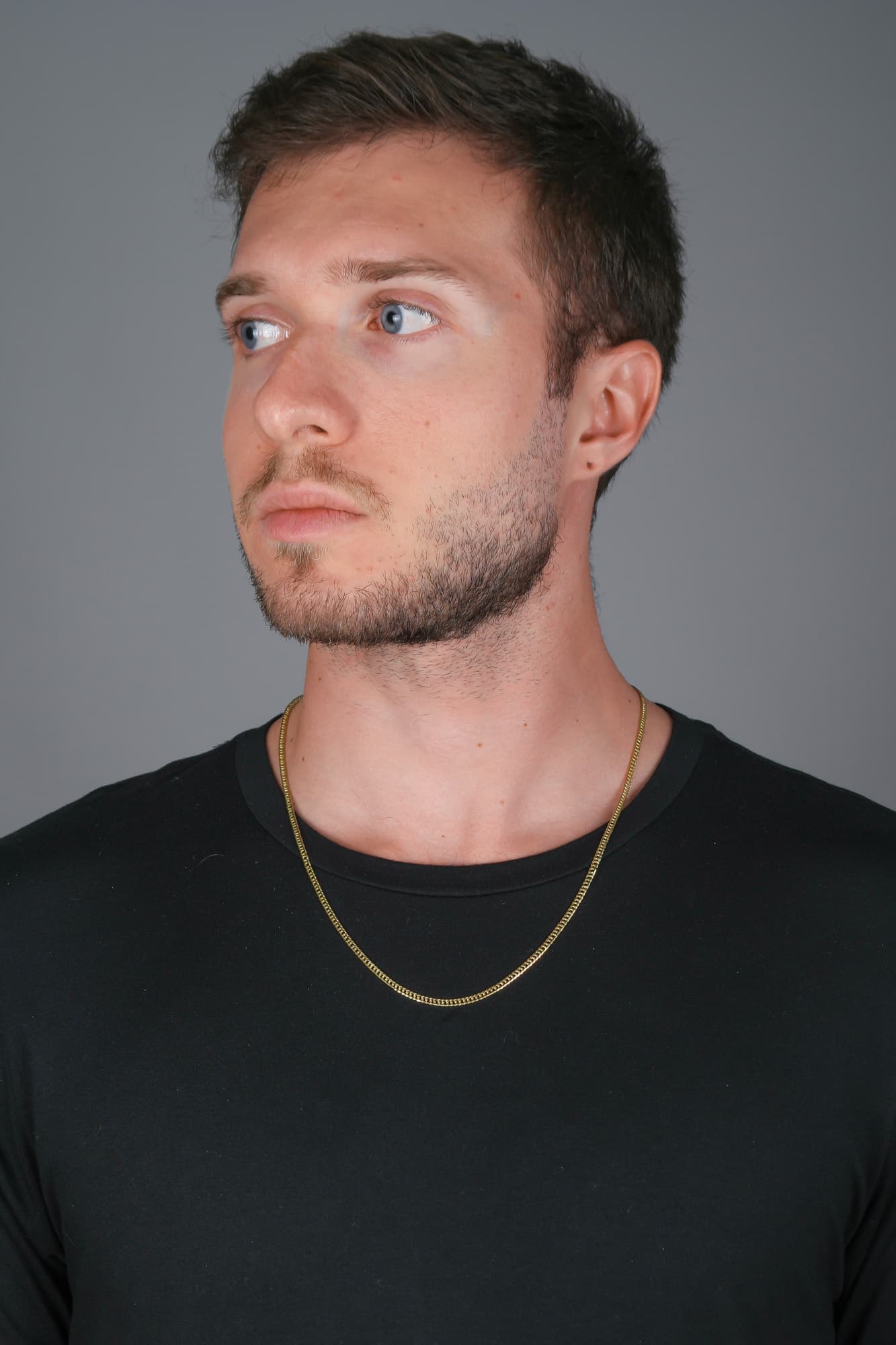 COLAR MASCULINO ELO GROUMET FINO 60CM — foto 2