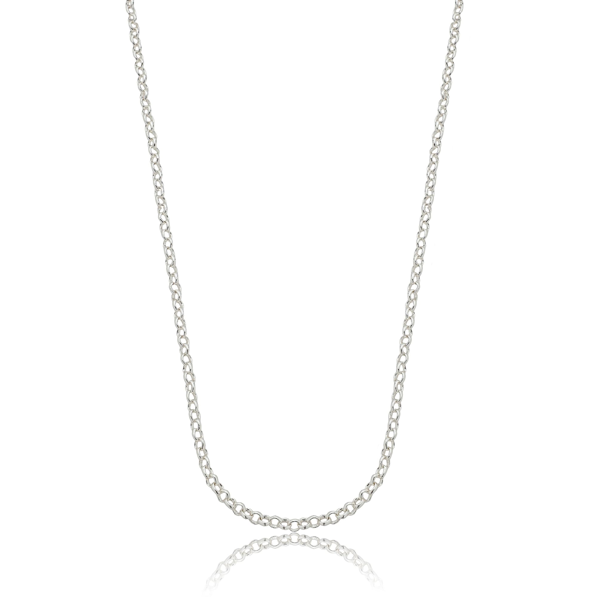COLAR PRATA ELO PORTUGUÊS 40CM — foto 1