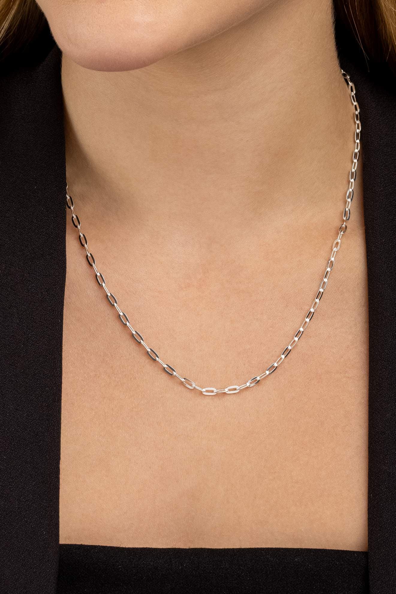 COLAR PRATA ELO CARTIER 45CM MODENA — foto 1