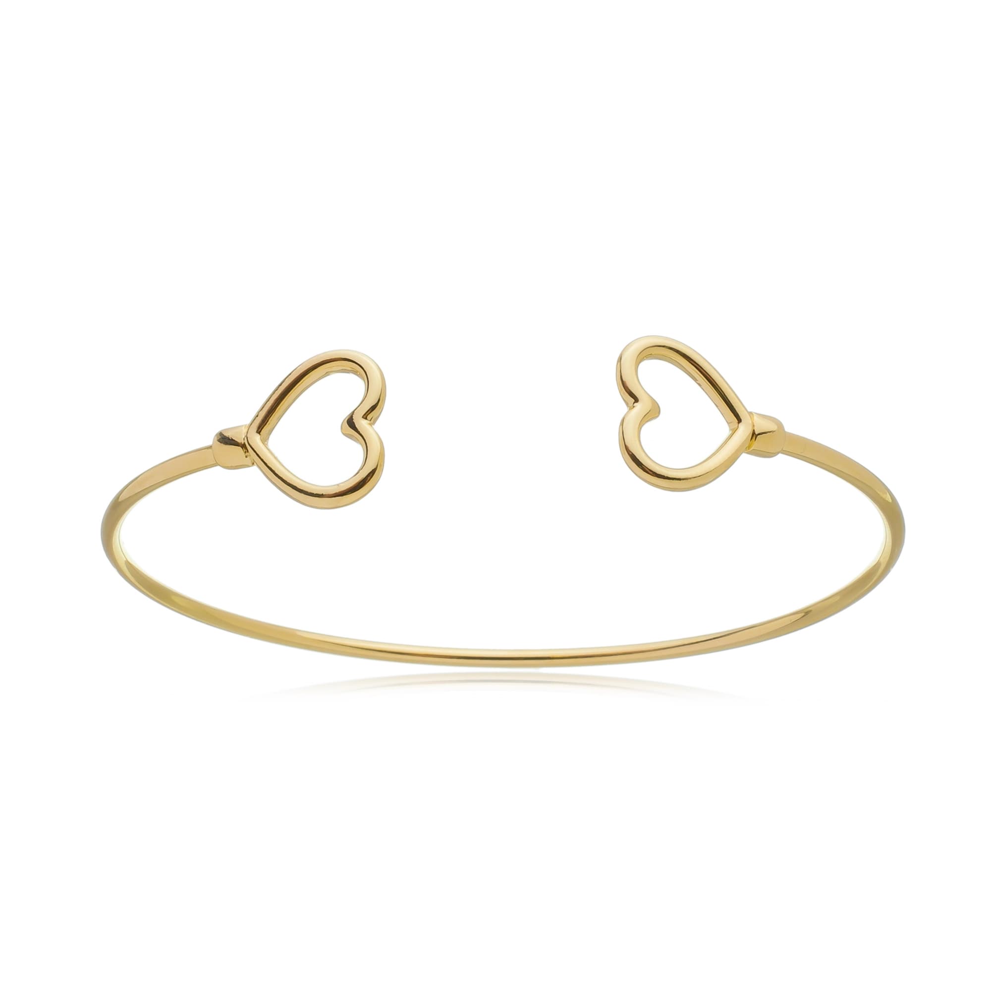 BRACELETE CORAÇÃO VAZADO MILANO — foto 2