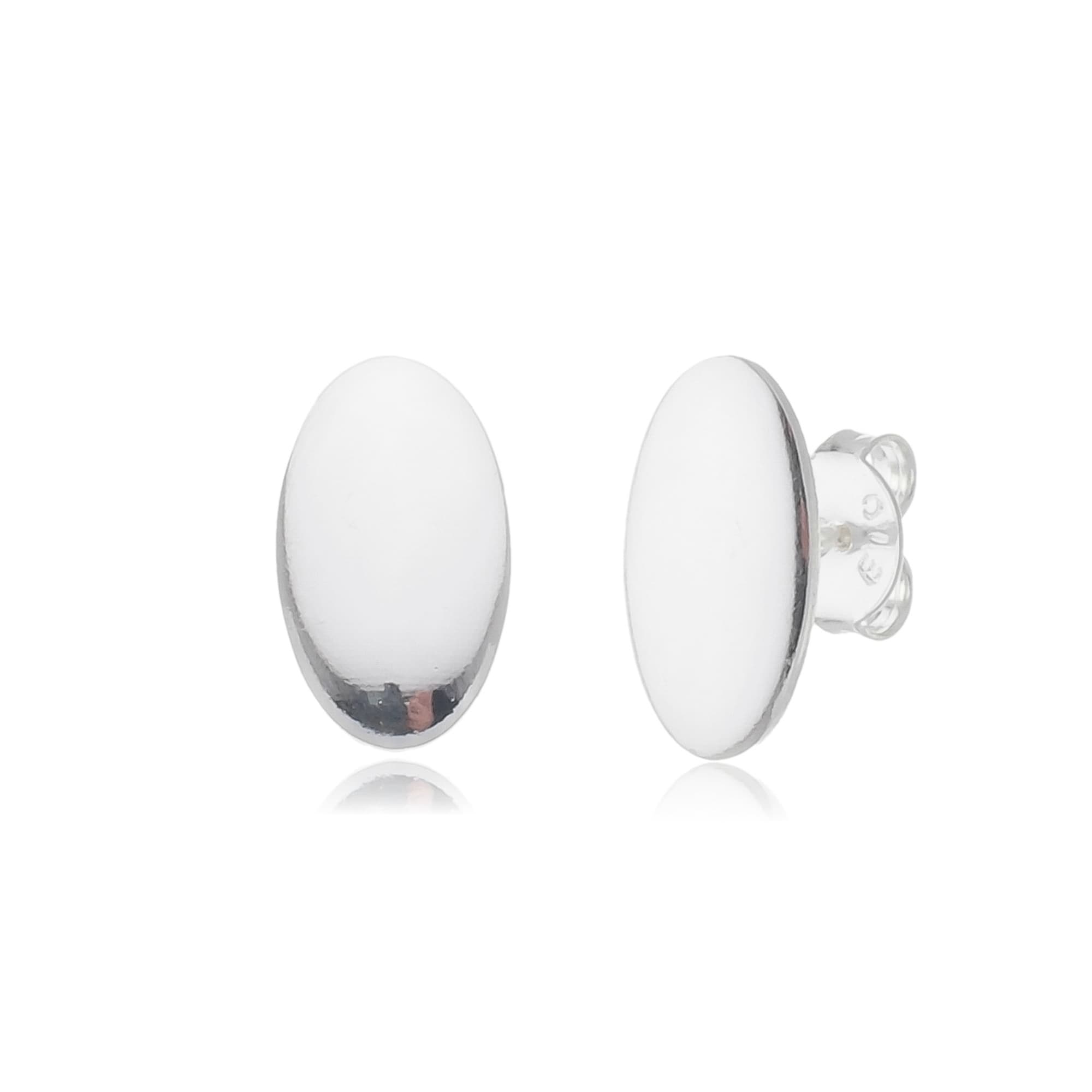 BRINCO PRATA OVAL CARPI — foto 1