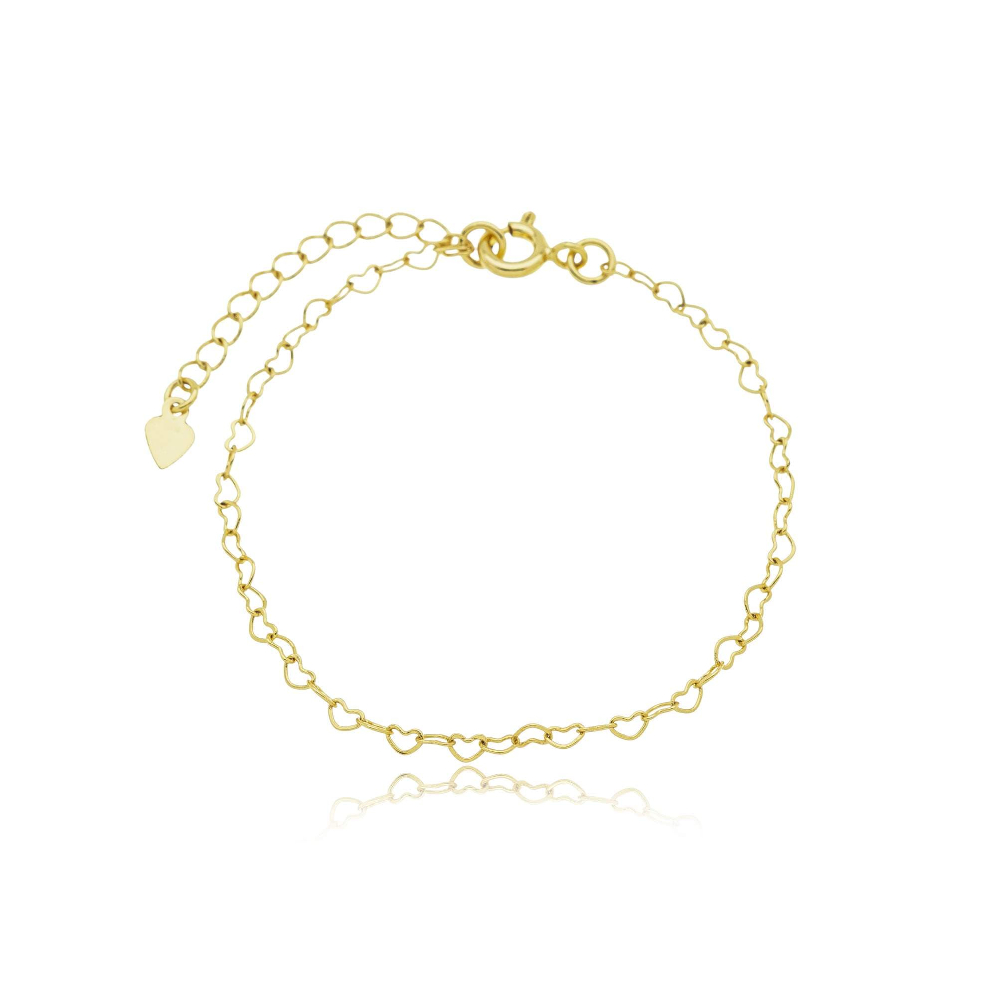 PULSEIRA INFANTIL ELO CORAÇÃO 13CM — foto 1