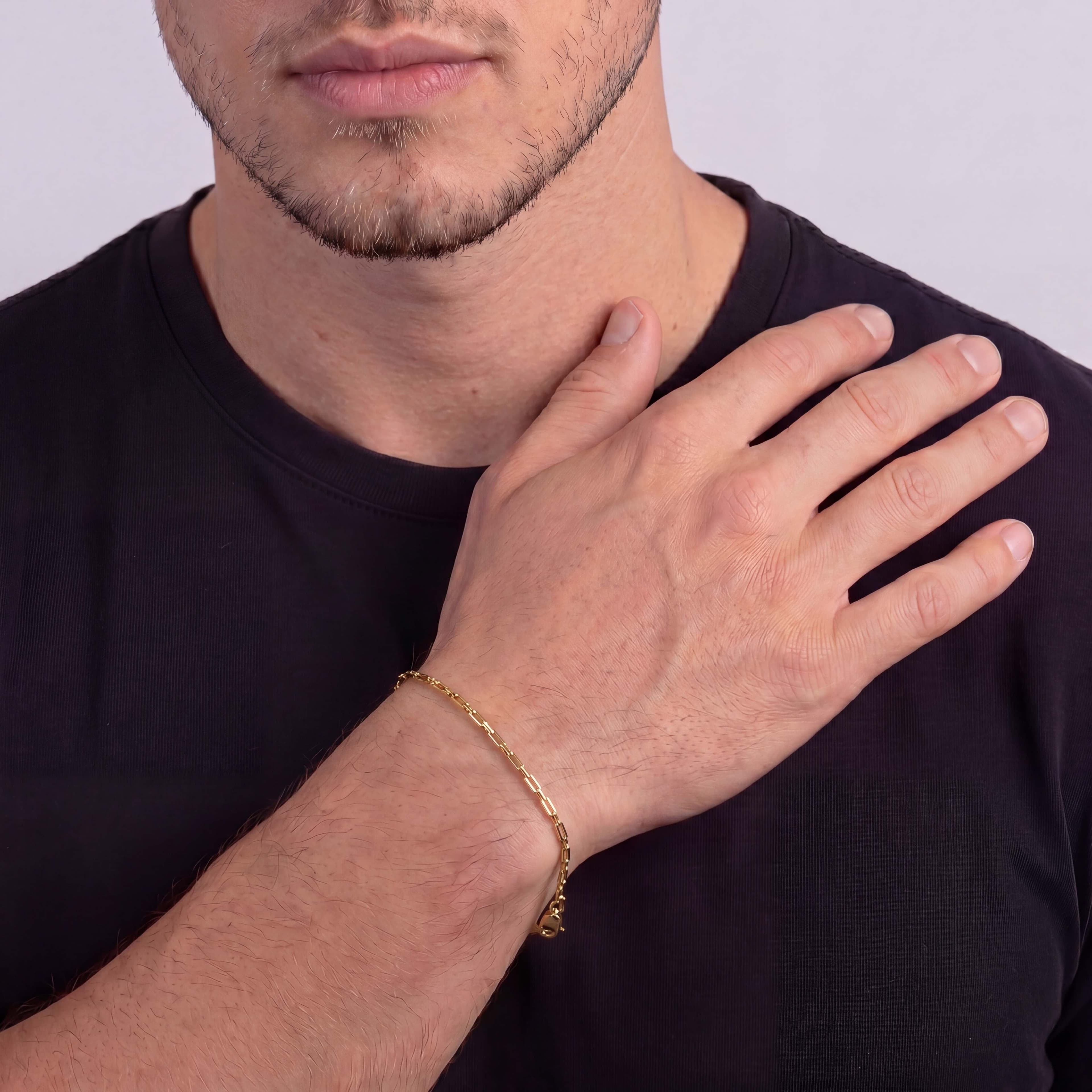 PULSEIRA MASCULINA ELO CARTIER 20CM — foto 2