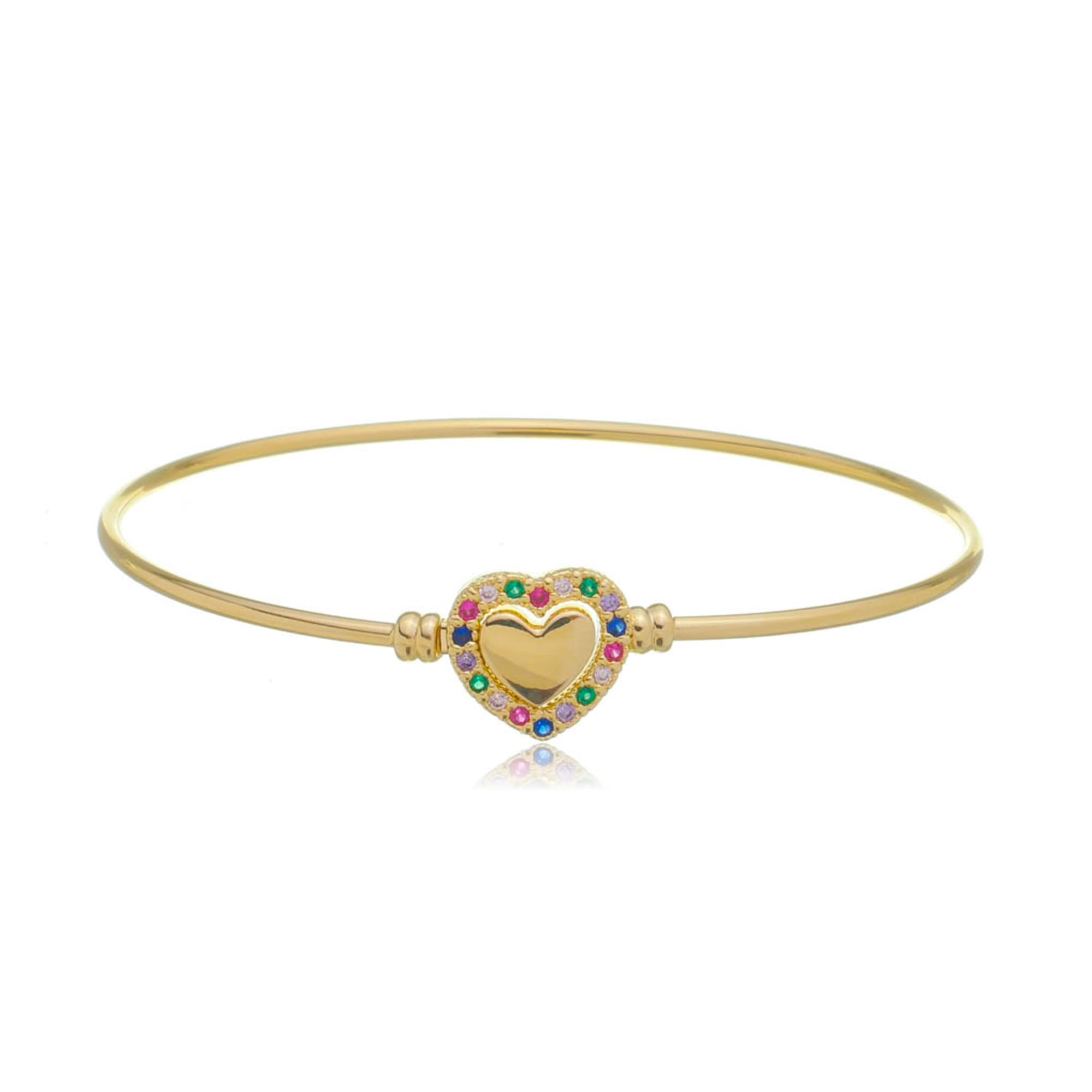 BRACELETE ZIRCÔNIA CORAÇÃO ASTI — foto 1