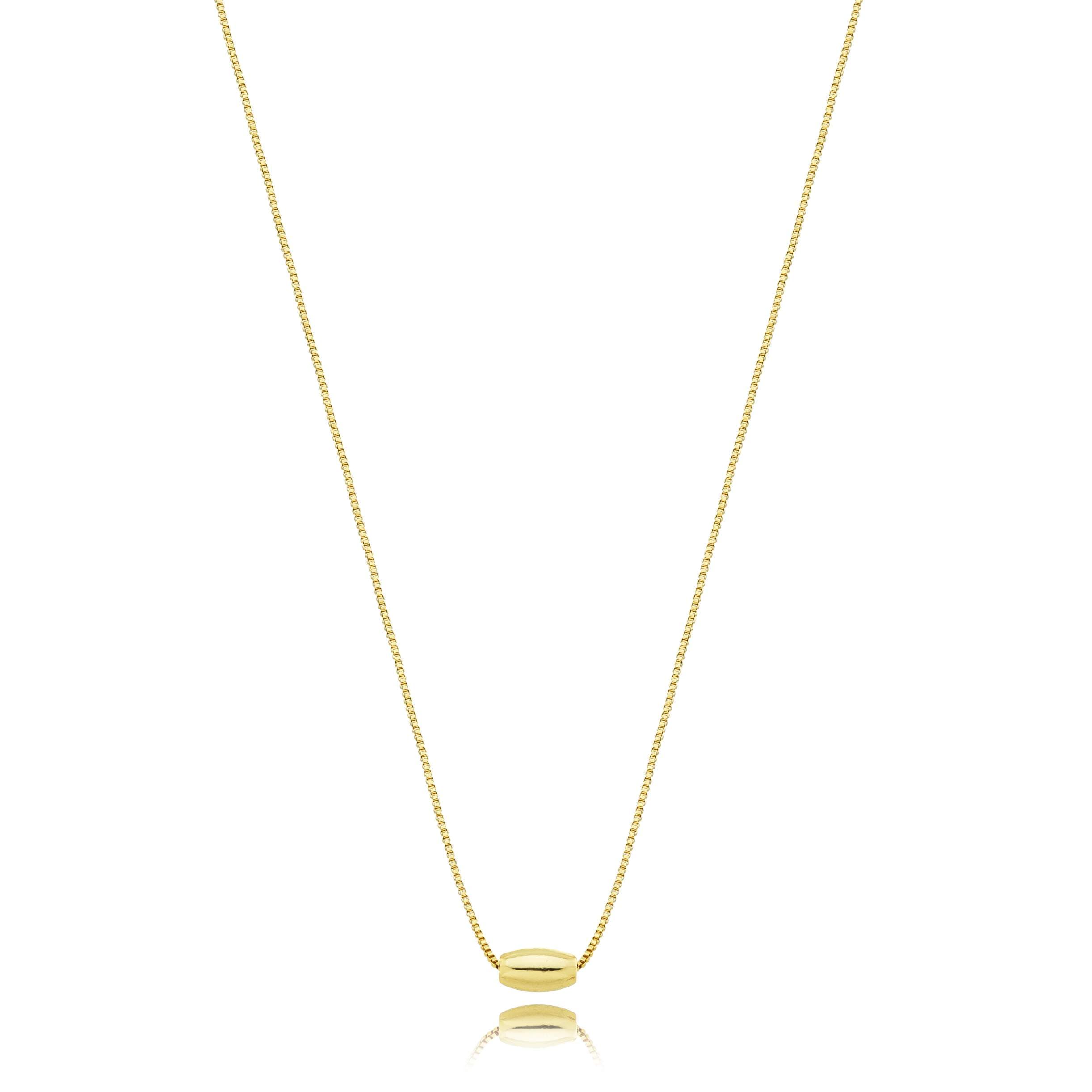 COLAR ELO VENEZIANA BOLINHA LISA