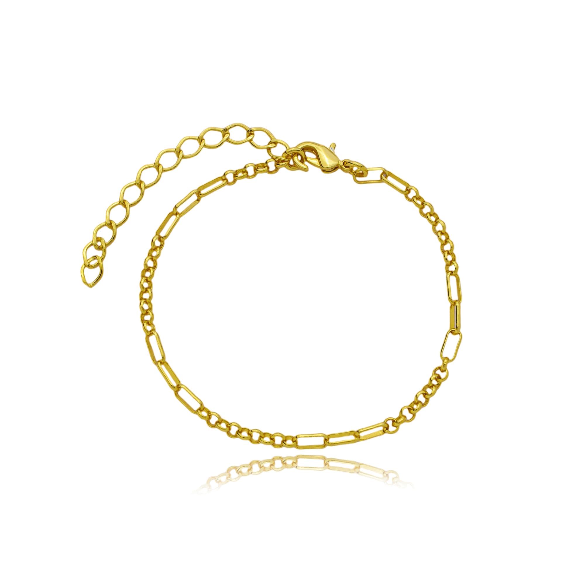 PULSEIRA ELO PORTUGUÊS E CARTIER 15CM VARESE — foto 1