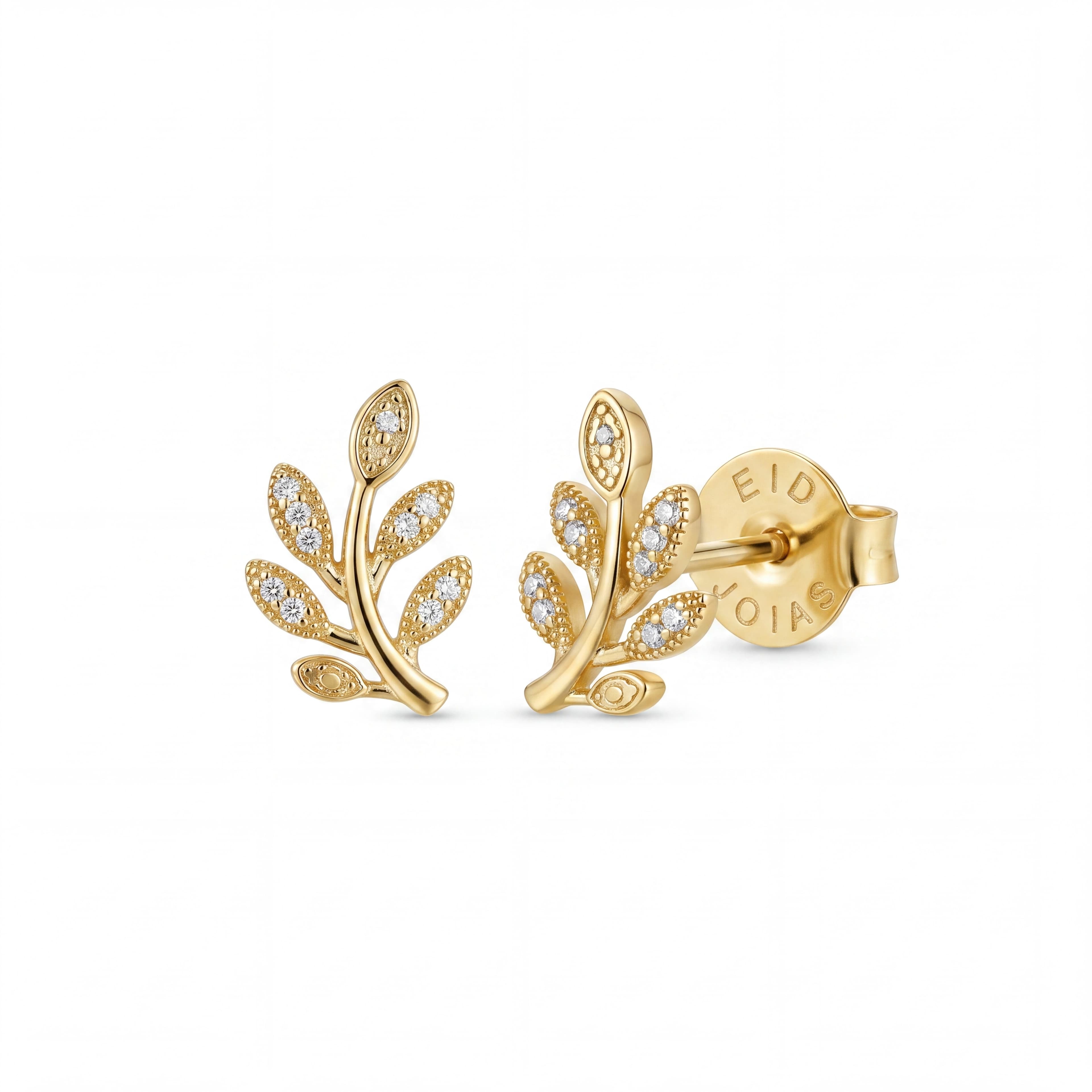 BRINCO FLORES CRAVEJADAS CRISTAL — foto 1